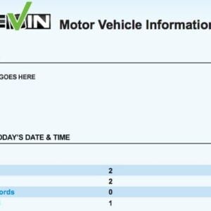 Motocycle Vin History Report